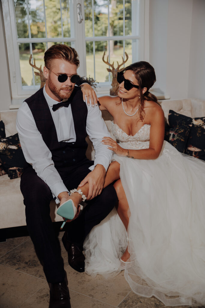 Brautpaar bei Hochzeit in Niederösterreich