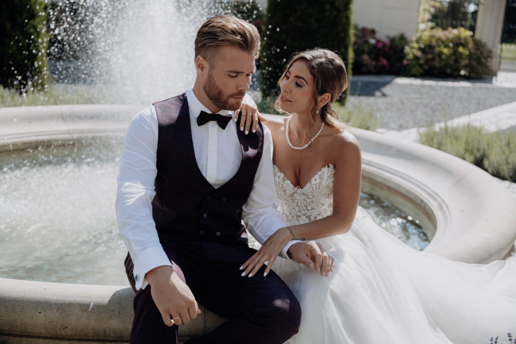 Brautpaar in Hochzeitslocation Niederösterreich