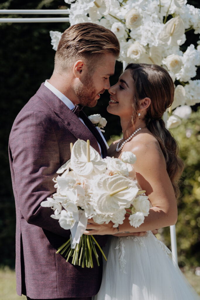 Brautpaar bei Hochzeit Niederösterreich