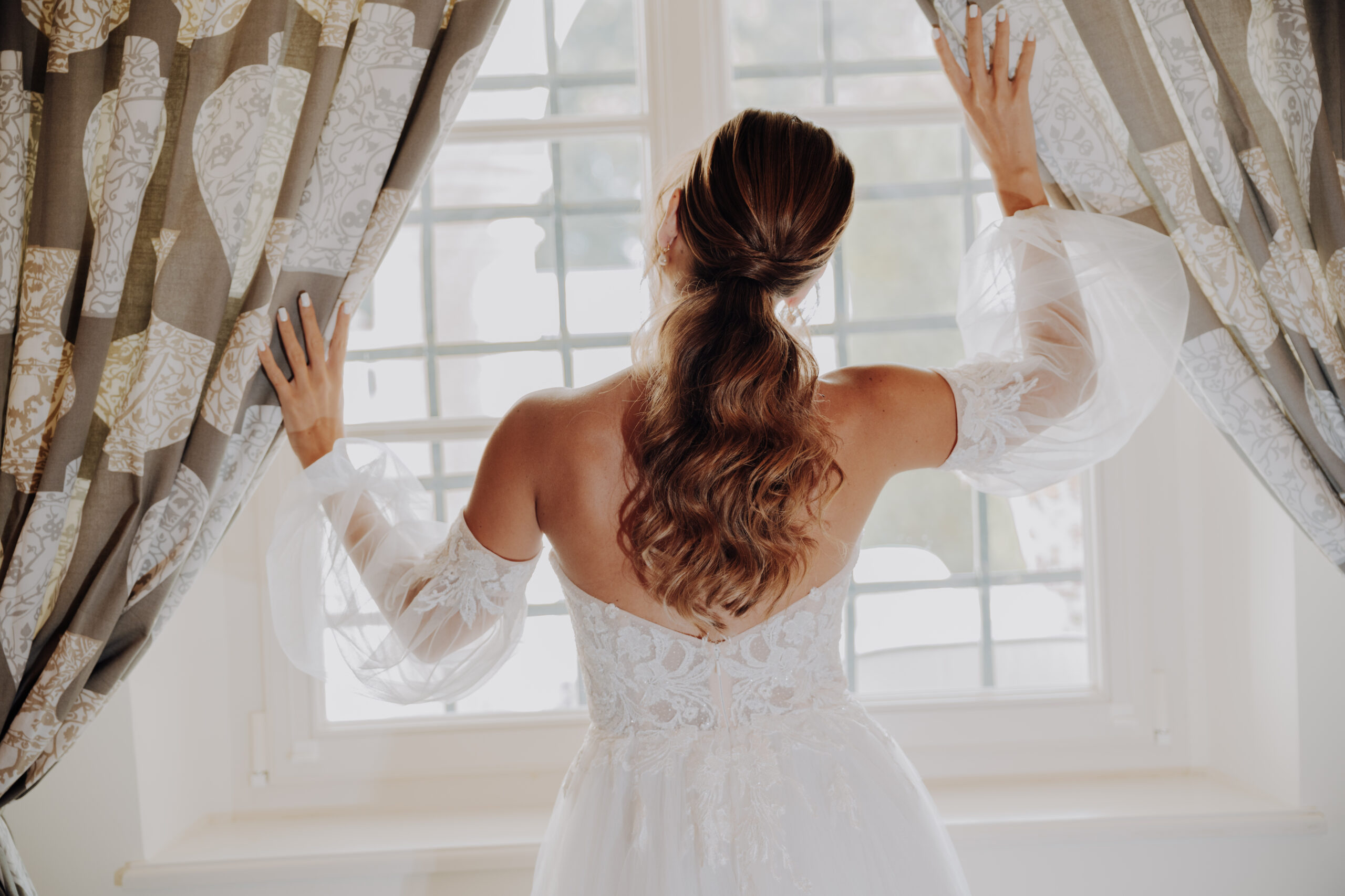 Braut in Hochzeitslocation Niederösterreich