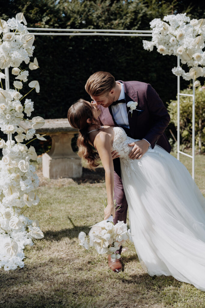 Brautpaar bei Hochzeit Wien