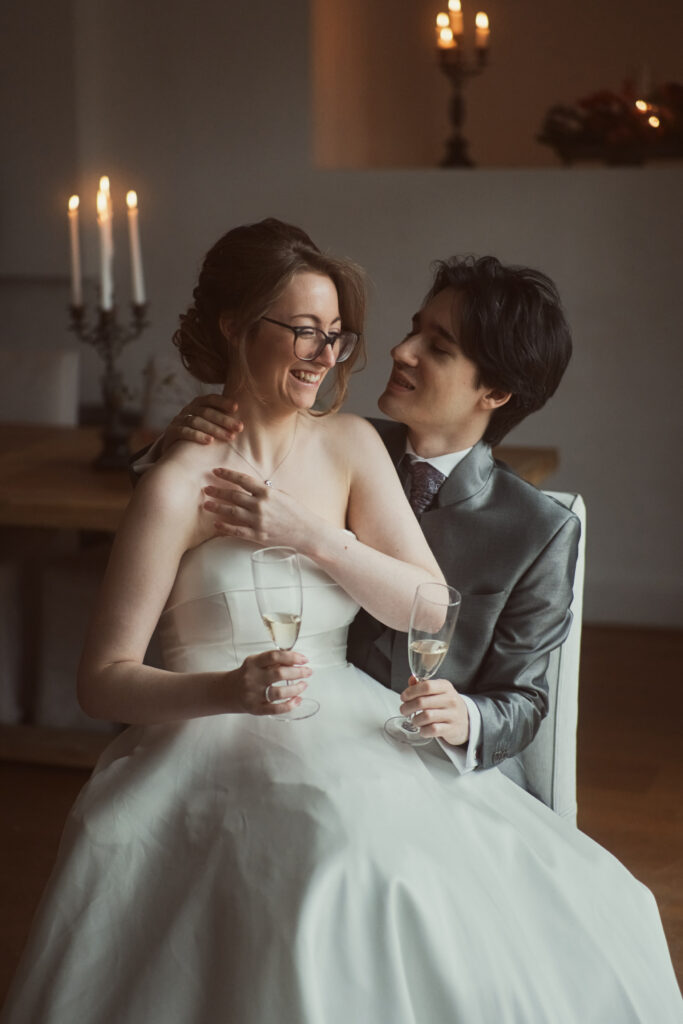 Brautpaar in Hochzeitslocation Niederösterreich