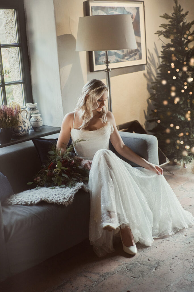 Braut in Hochzeitslocation in Niederösterreich