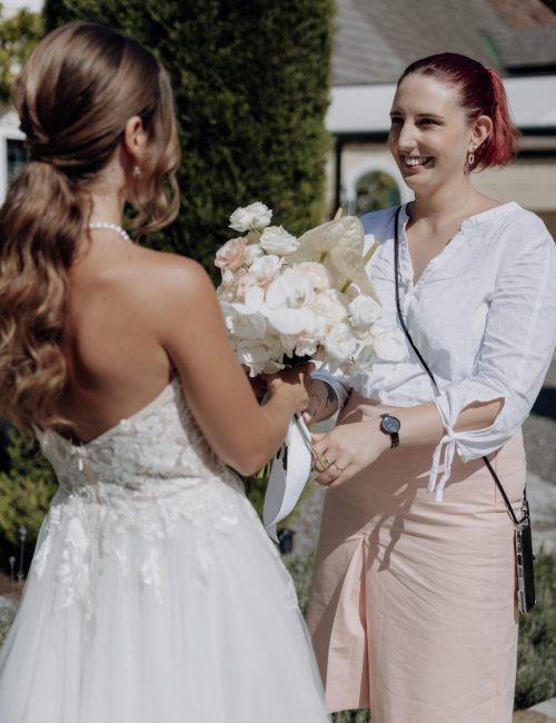 Hochzeitsplanerin mit Braut Niederösterreich